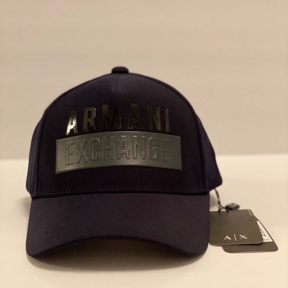 armani trucker hat